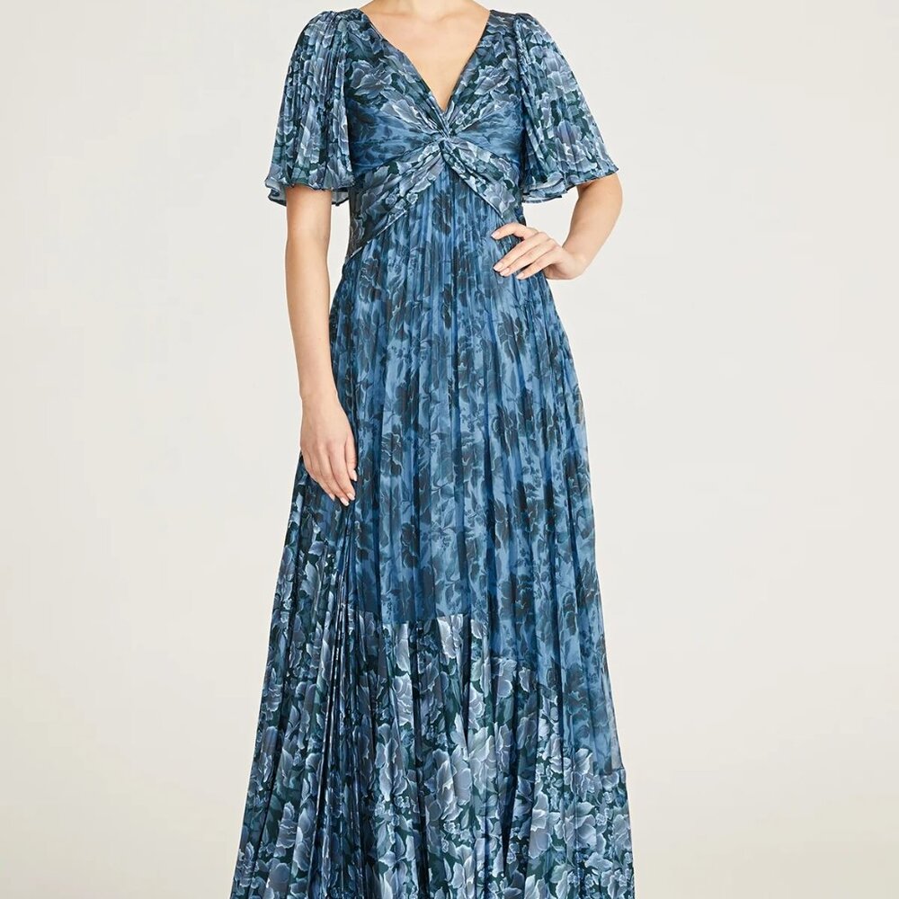 Theia Mabella Pleated A Line Gown, Size 10 - Picture 10 of 10